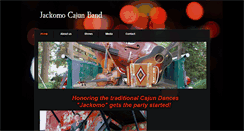 Desktop Screenshot of jackomocajunband.com